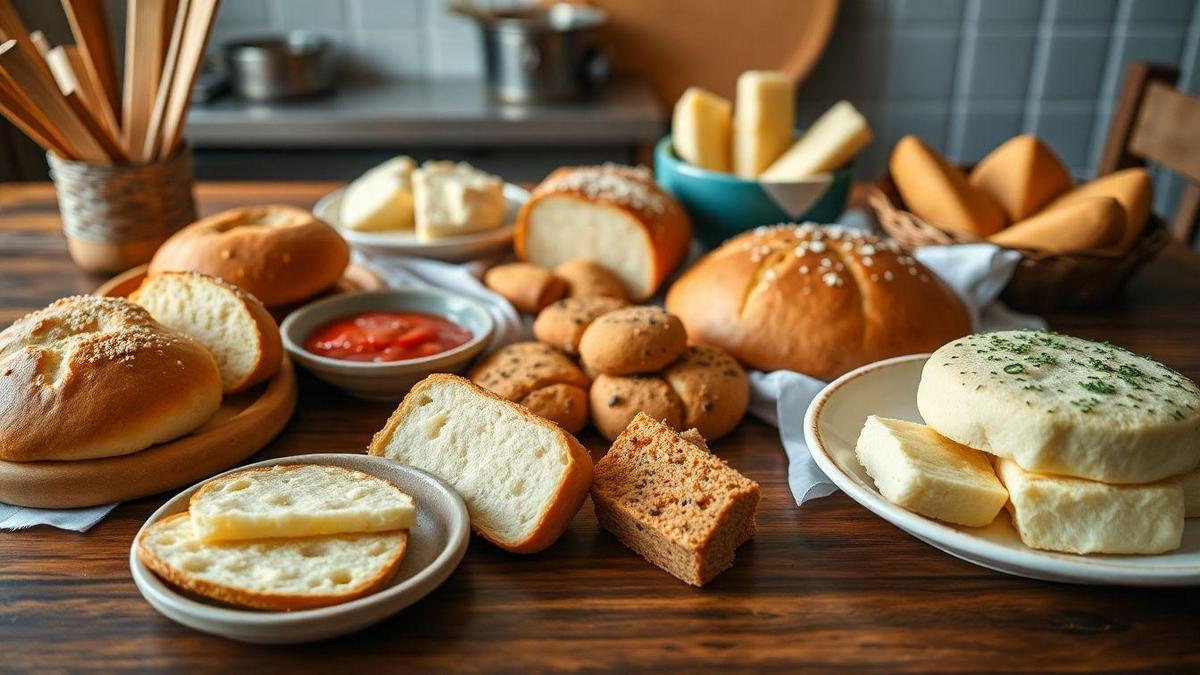 Variedades do Pão de Queijo
